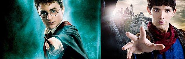 10. Harry Potter & Merlin