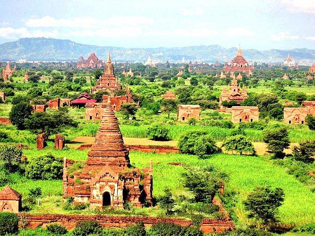 6. Bagan Şehri, Burma