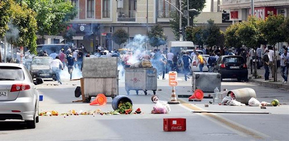 İstanbul'daki Lice Protestosunda Olaylar Çıktı