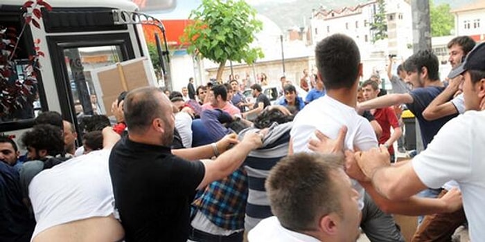 Tokat'ta Protestoculara Linç Girişimi!