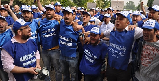Şişecam Fabrikaları'nda Çalışan 5.800 İşçi Grevde