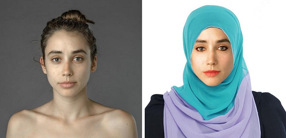 22 Ülkenin Güzellik Standartlarına Göre Kendine Photoshop Yapan Kadın