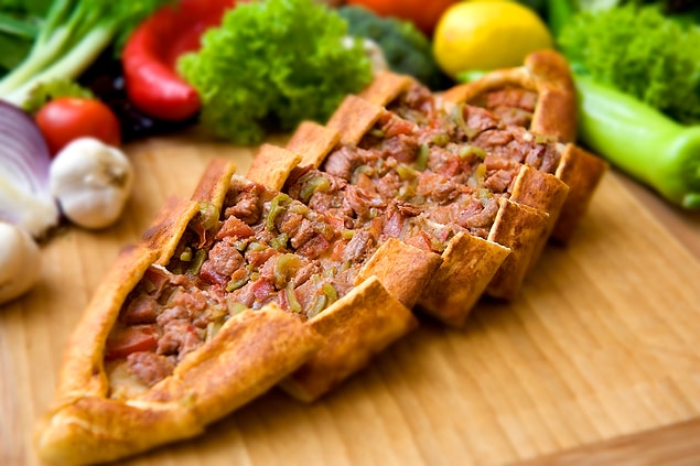 14. Kıymalı/kaşarlı/kuşbaşılı pide