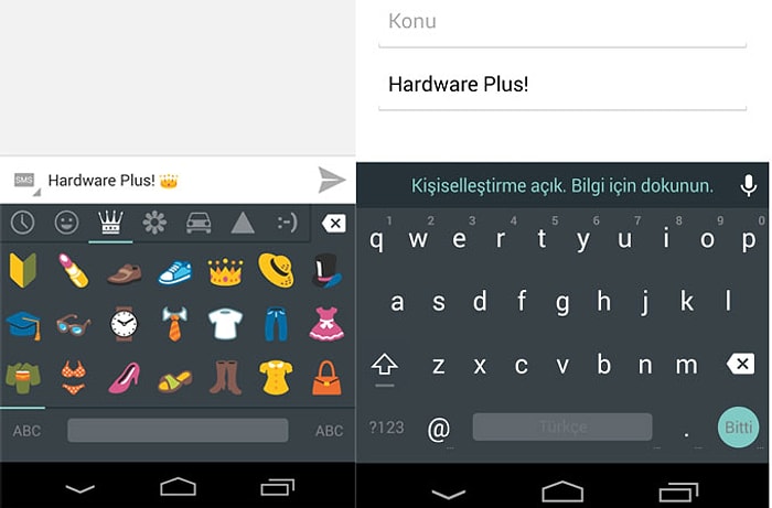 Android L Klavyesi Google Play'de