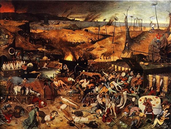 17. The Triumph of Death (Ölümün Zaferi) - Pieter Brueghel (1562)