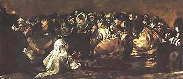 45. Aquelarre/ Il Grande Caprone - Goya (1821)