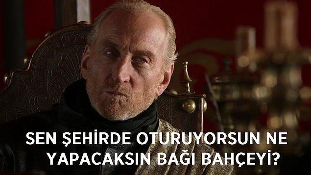 3. Tywin Lannister - Dede mirasının hepsine sahip olmak isteyen amca