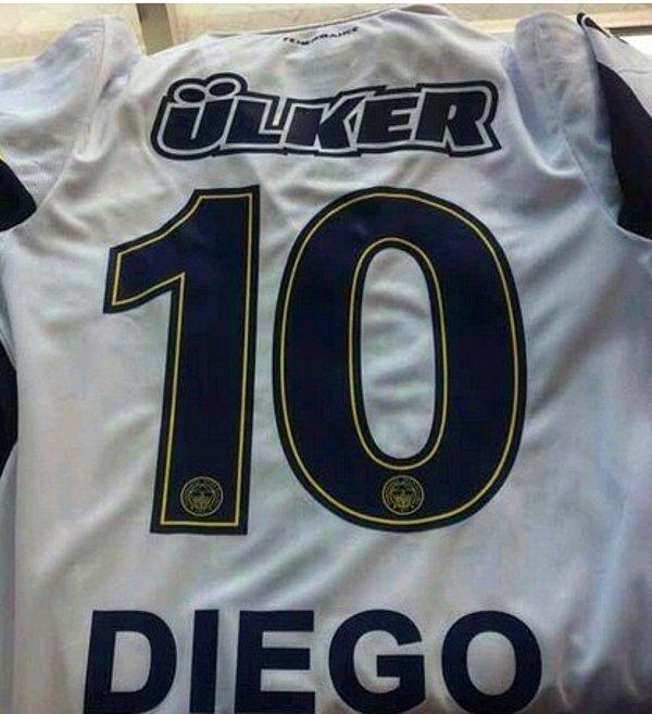 İşte Diego'nun giyeceği forma