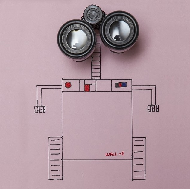 2. şaşı bak şaşırt wall-e..