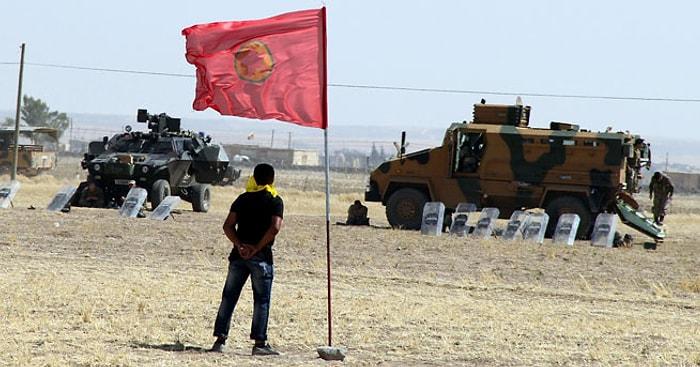 Sınıra PKK Flaması Astılar