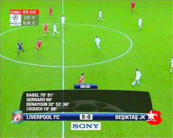 13. Bonus 3: UEFA Şampiyonlar Ligi Grup aşaması Liverpool-Beşiktaş