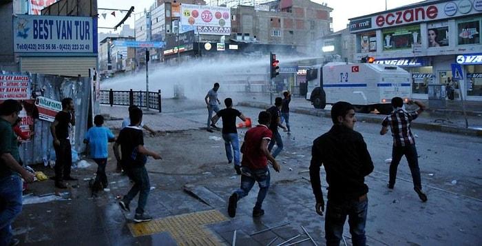 Van'da Erdoğan'ın Mitingi Sonrası Sokaklar Karıştı