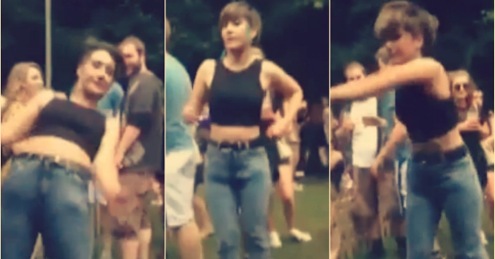 Dans Ederken Kendini Paralamayı Görev Bilen Kız