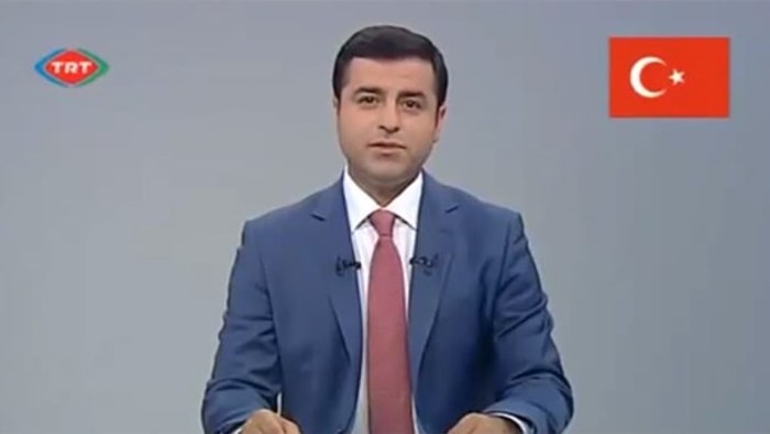 Demirtaş'tan TRT Ekranlarında TRT'ye Mesaj