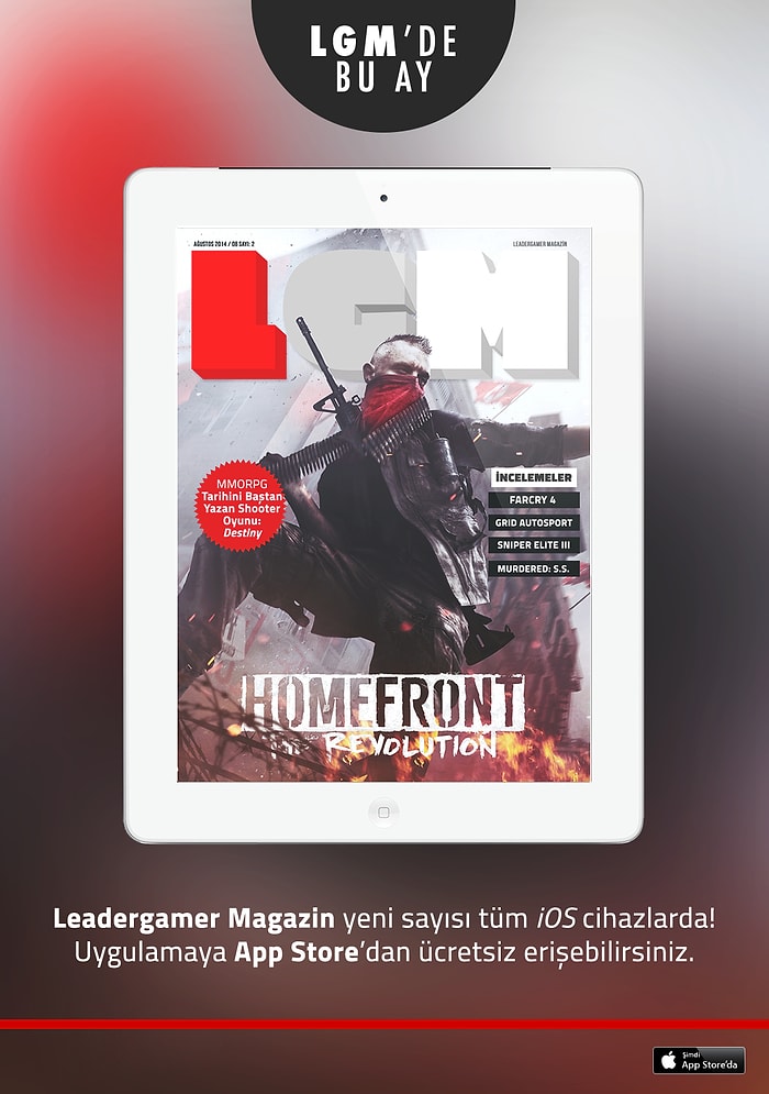 Oyuncuların dergisi, LeaderGamer Magazin AppStore'da!