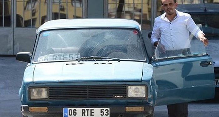 RTE Plakalı Aracını 500 Bin Liraya Satıyor