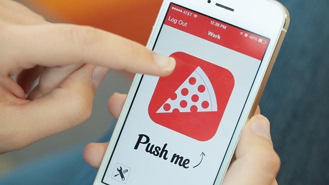 Tek Düğmeyle Pizza Siparişi Uygulaması: Push For Pizza
