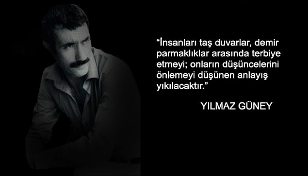 1. Yılmaz Güney'in gerçek adı Yılmaz Pütün'dür. Kendi ifadesine göre Pütün kırılması zor sert meyve çekirdeği demektir.