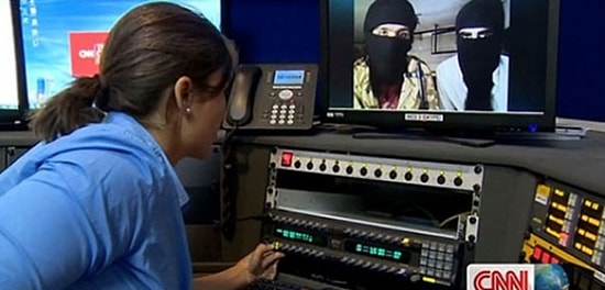 IŞİD Militanları CNN'e Bağlandı