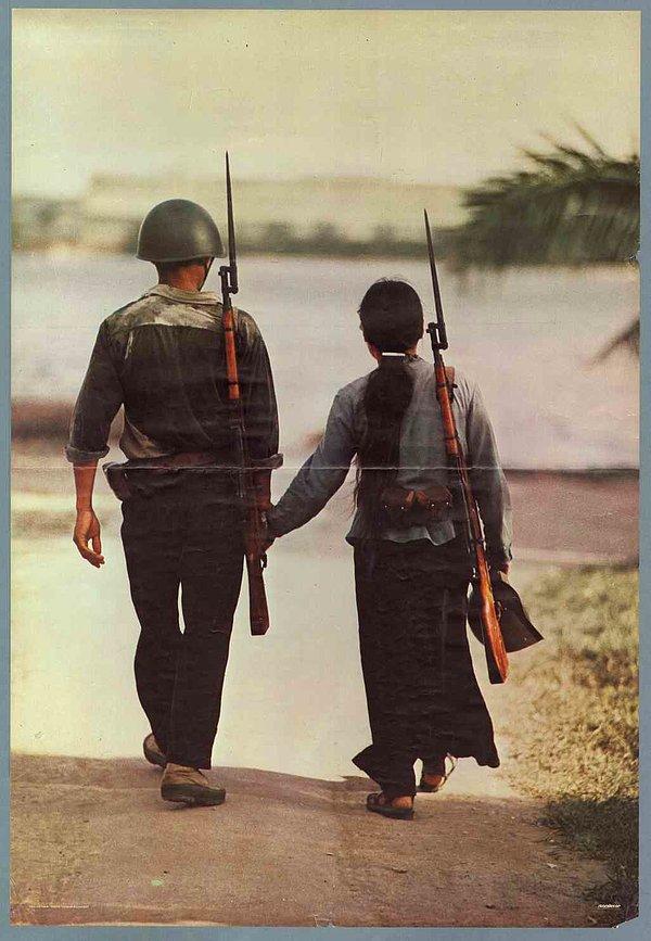 42. Vietnam'da savaşan bir çift, 1971