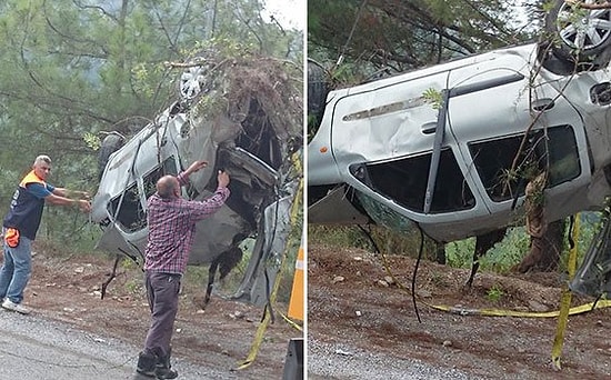 Uçuruma Yuvarlanan Otomobil Aylar Sonra Fark Edildi