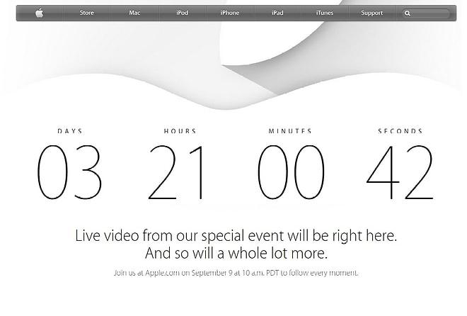 Apple'ın, iPhone 6 Etkinliğini Sitesinden Canlı İzleyebileceğiz.