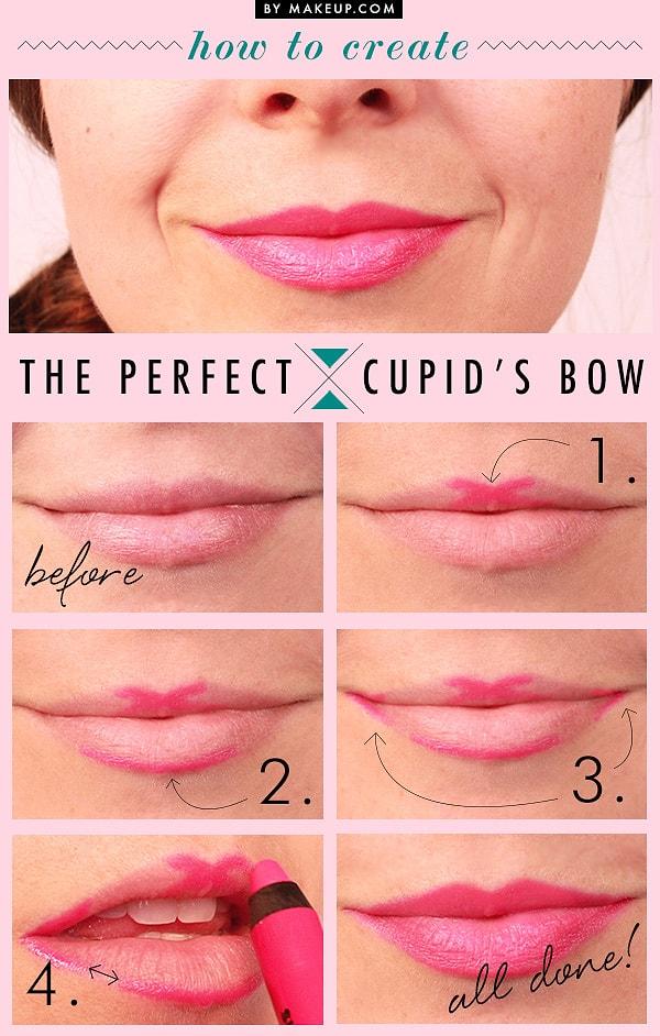 5. Daha düzgün bir ruj görüntüsü için dudağına ruju bu taktikle uygula.