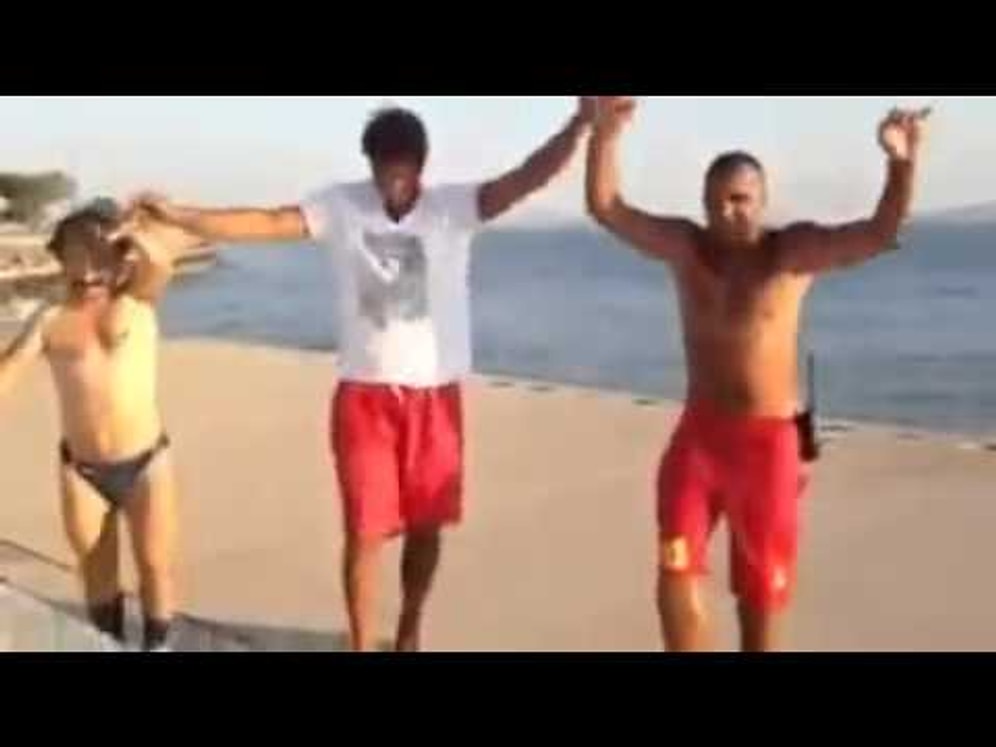 Caddebostan Sahilinde Dans Eden Adamlar