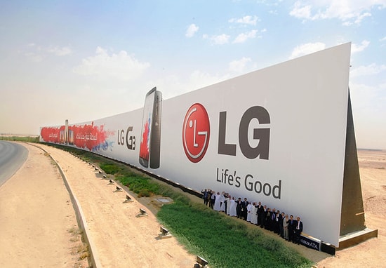 LG’den Dünyanın En Büyük Billboard Reklamı!