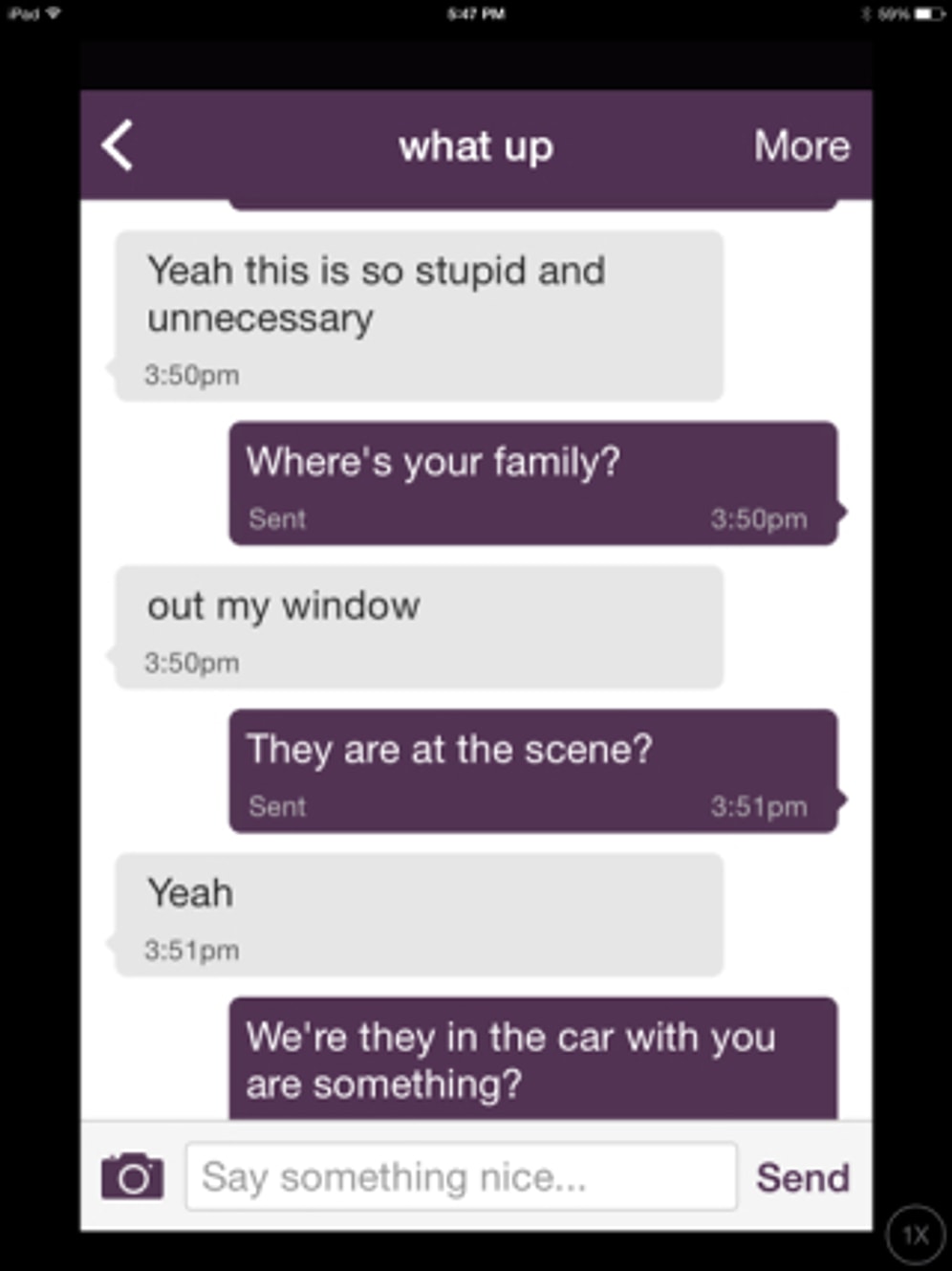 Whisper Uygulamasını Kullanarak Polisle Çatışmasını Anlatan Adam