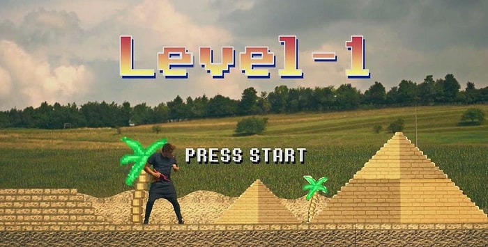 Gerçek Hayatta 8-Bit Süper Mario Oyunu