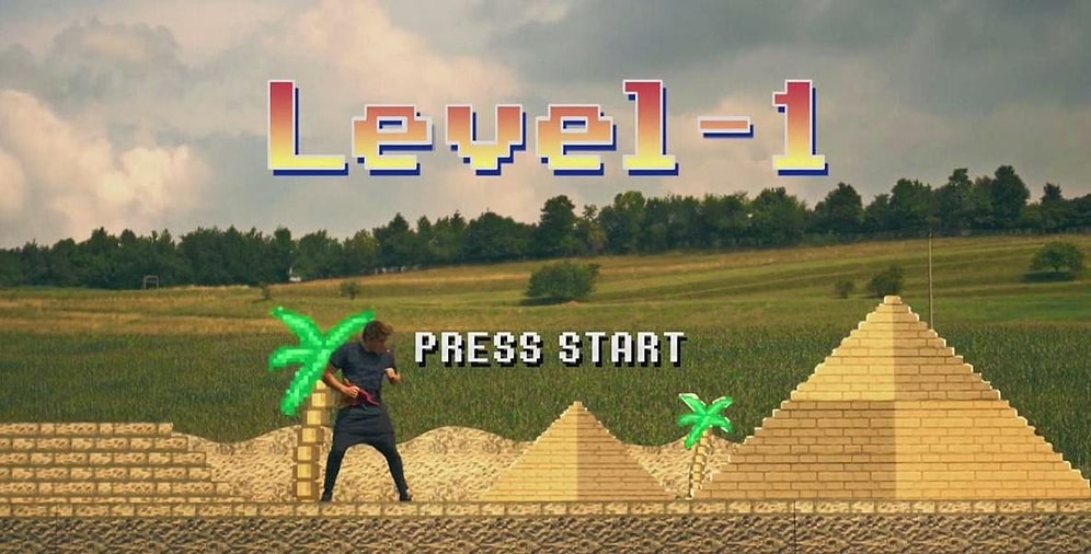 Gerçek Hayatta 8-Bit Süper Mario Oyunu