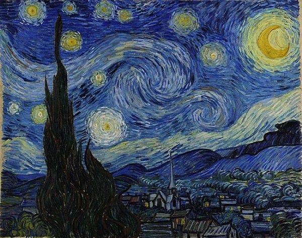 9. Yıldızlı Gece - Van Gogh