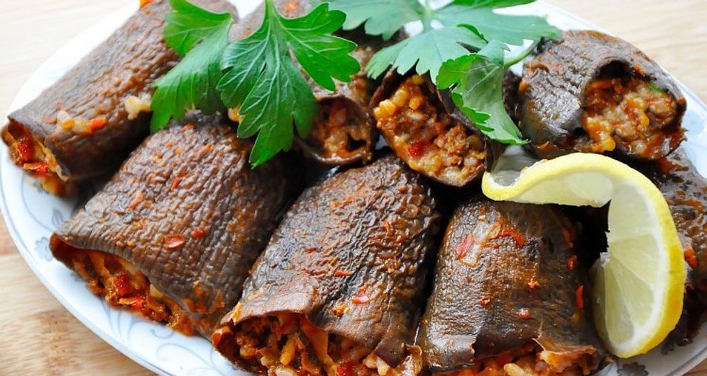 Kuru Patlıcan Dolması Tarifi