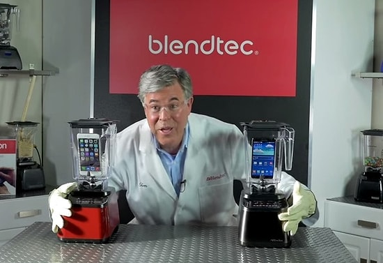 Blender'in İçine iPhone 6 Plus ve Samsung Note 3 Atmak