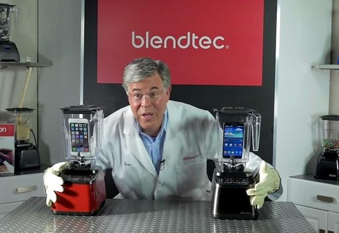 Blender'in İçine iPhone 6 Plus ve Samsung Note 3 Atmak