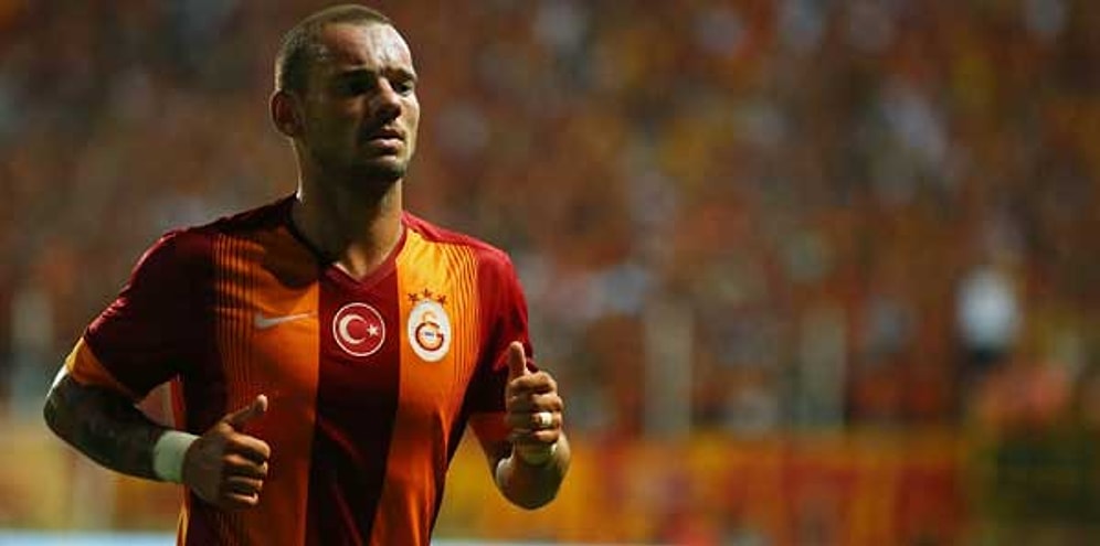 Sneijder'den Manchester United'a Bir Ret Daha