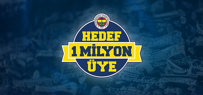 Fenerbahçe'nin 1 Milyon Üye Projesi Başlıyor