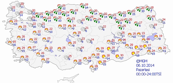 Bugün Hava Nasıl Olacak?