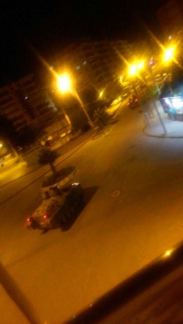 Mardin'de tanklar şehir merkezinde.