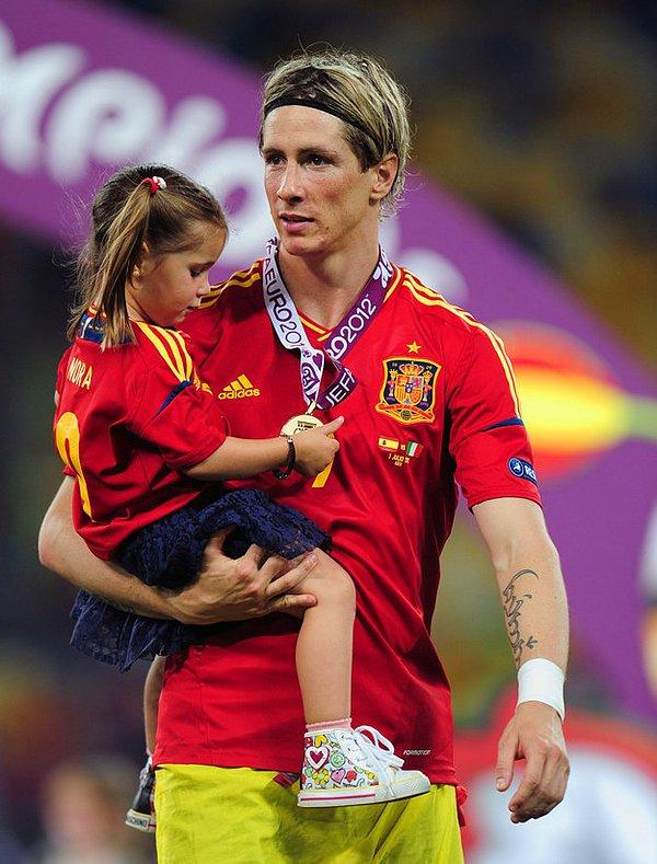 10. Fernando Torres ve kızı Nora