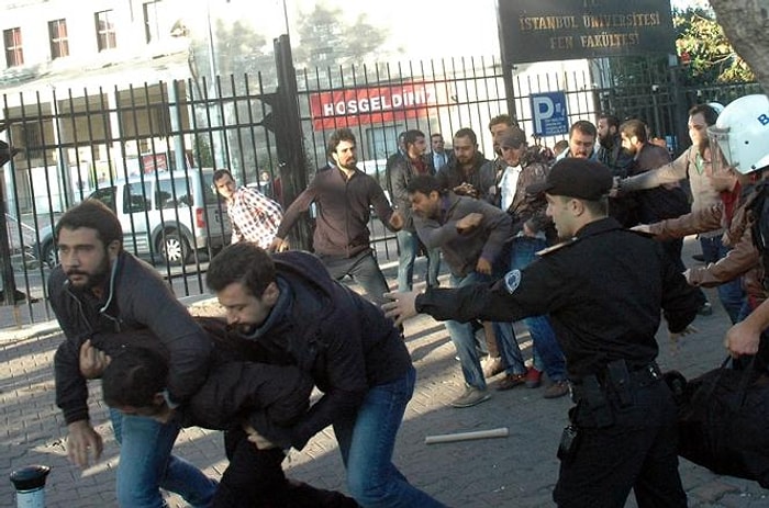 İstanbul Üniversitesi'nde 5 Gözaltı