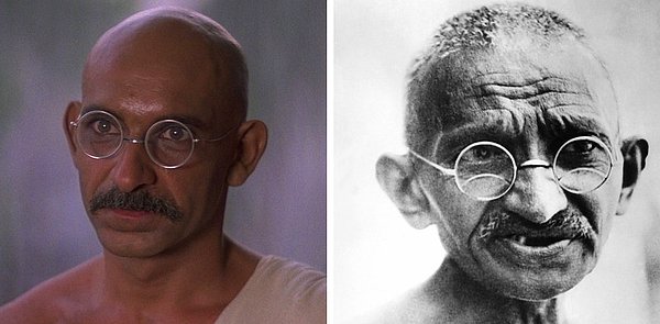 34. Ben Kingsley 1982 yapımı 'Gandi' filminde Mohandas Karamchand Gandi'yi canlrmıştır.