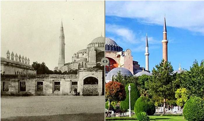 26 Fotoğrafla Karşılaştırmalı Olarak İstanbul'un Dünü Bugünü