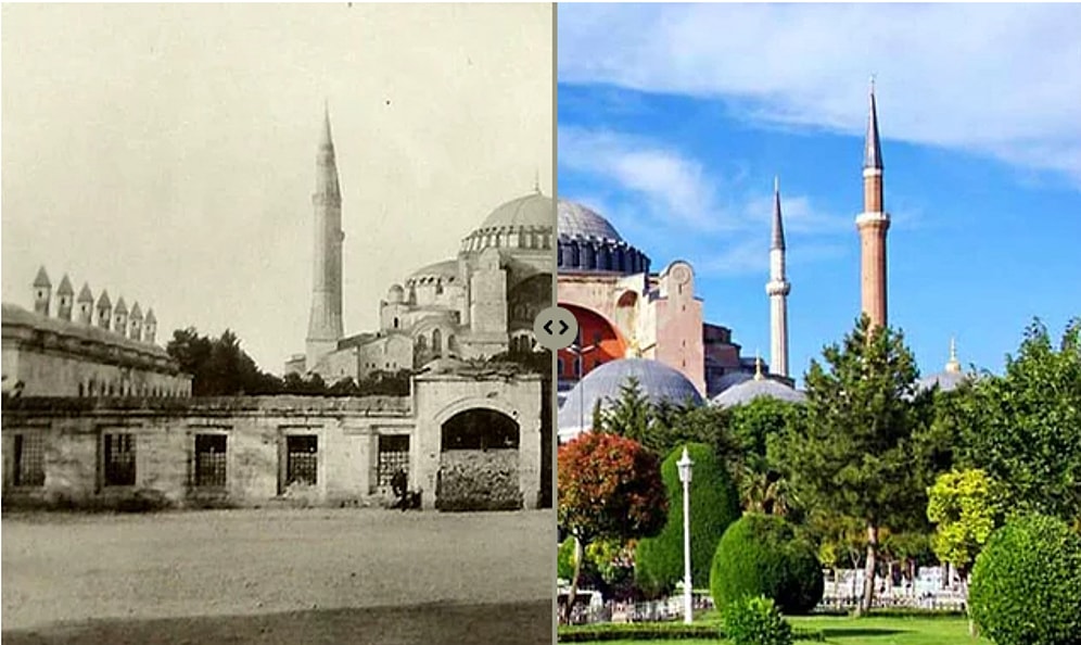 26 Fotoğrafla Karşılaştırmalı Olarak İstanbul'un Dünü Bugünü