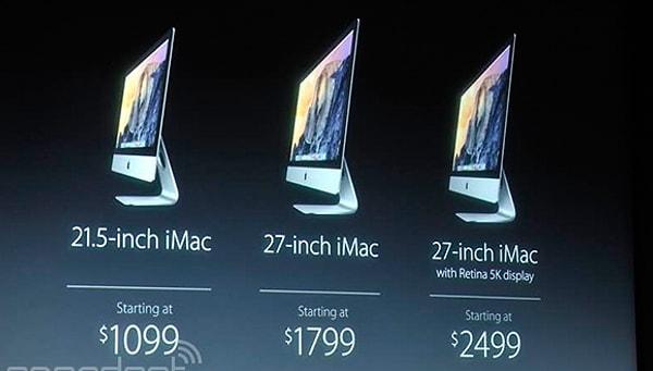 Yeni iMac Fiyatları