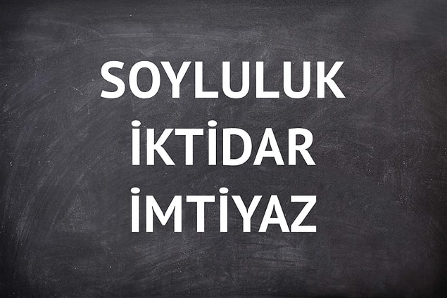 6. Bu üç kelimenin ortak noktası ve sonucu-çıkarımı (analojisi) nedir?