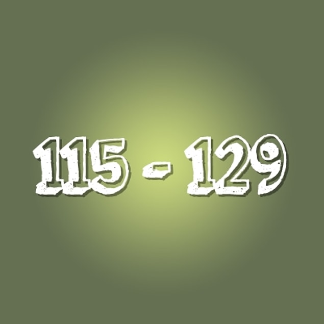 Ortalamanın Üstü: 115 - 129!