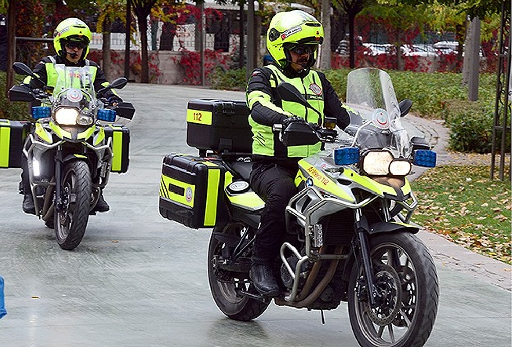 İlk Müdahale İçin 66 Motosikletli Ambulans Hizmeti Veriyor