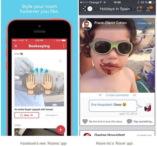 Facebook'un "Rooms" Adlı Uygulaması Çalıntı Çıktı
